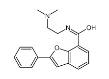 N-[2-(dimethylamino)ethyl]-2-phenyl-1-benzofuran-7-carboxamide结构式