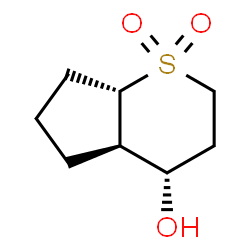 Cyclopenta[b]thiopyran-4-ol, octahydro-, 1,1-dioxide, (4-alpha-,4a-alpha-,7a-ba-)- (9CI)结构式