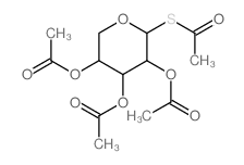 (4,5-diacetyloxy-6-acetylsulfanyl-oxan-3-yl) acetate结构式