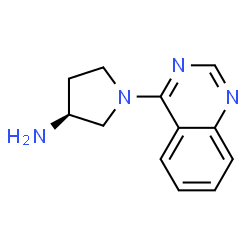 (3S)-1-(Quinazolin-4-yl)pyrrolidin-3-amine结构式