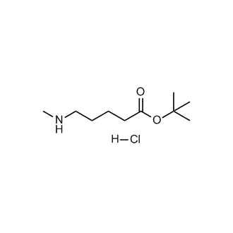 tert-Butyl5-(methylamino)pentanoatehydrochloride structure