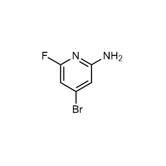 4-Bromo-6-fluoropyridin-2-amine structure