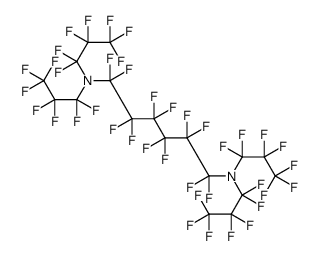 1,1,2,2,3,3,4,4,5,5,6,6-dodecafluoro-N,N,N',N'-tetrakis(1,1,2,2,3,3,3-heptafluoropropyl)hexane-1,6-diamine Structure