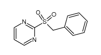 2-[(phenylmethyl)sulfonyl]pyrimidine Structure