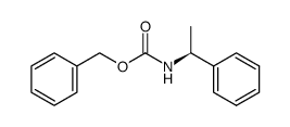 ((S)-1-phenylethyl)carbamic acid benzyl ester Structure