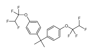 1,1'-isopropylidenebis[4-(1,1,2,2-tetrafluoroethoxy)benzene] structure