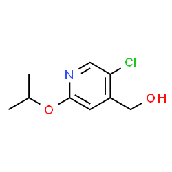 [5-Chloro-2-(propan-2-yloxy)pyridin-4-yl]methanol Structure