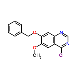 7-(Benzyloxy)-4-chloro-6-methoxyquinazoline Structure