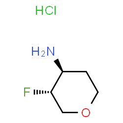 (3R,4S)-3-fluorooxan-4-amine hydrochloride图片