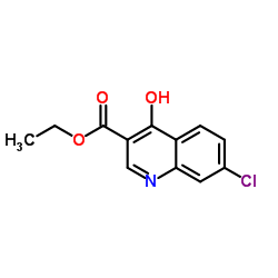 Ethyl 7-chloro-4-hydroxy-3-quinolinecarboxylate Structure