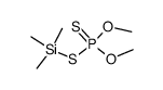 O,O-dimethyl dithiophosphoric acid S-trimethylsilyl ester结构式