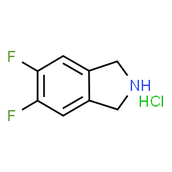 5, 6-Difluoroisoindoline hydrochloride Structure