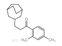 1-Propanone,3-(3-azabicyclo[3.2.2]non-3-yl)-1-(2,4-dimethylphenyl)-, hydrochloride (1:1) picture