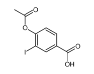 4-ACETOXY-3-IODOBENZOIC ACID structure