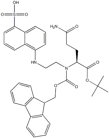 FMoc-Glu(EDANS)-OtBu structure