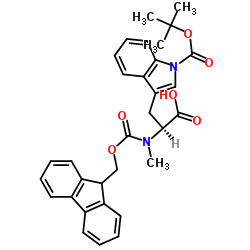 FMOC-METRP(BOC)-OH Structure