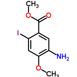 Methyl 5-amino-2-iodo-4-methoxybenzoate Structure