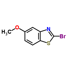 2-溴-5-甲氧基苯并噻唑结构式