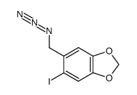 5-(azidomethyl)-6-iodobenzo[d]1,3-dioxole结构式