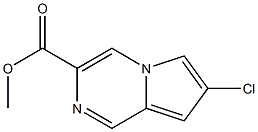 methyl 7-chloropyrrolo[1,2-a]pyrazine-3-carboxylate Structure