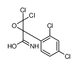 3,3-dichloro-2-(2,4-dichlorophenyl)oxirane-2-carboxamide结构式