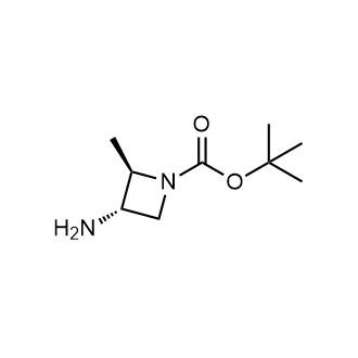 rel-(2R,3S)-叔丁基3-氨基-2-甲基氮杂环丁烷-1-羧酸酯图片