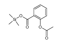 2-Acetoxybenzoic acid trimethylsilyl ester结构式