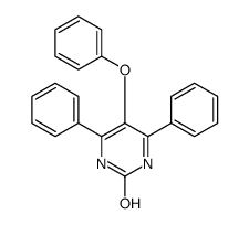 5-Phenoxy-4,6-diphenylpyrimidin-2(1H)-one structure