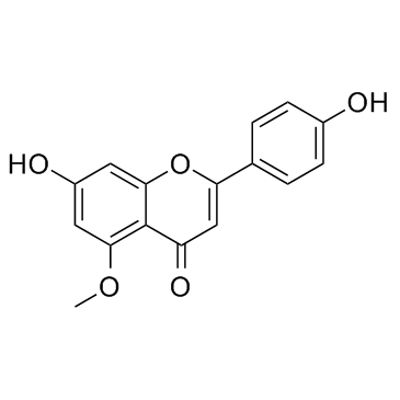 黄花夹竹桃黄酮结构式