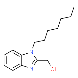 (1-Heptyl-1H-benzimidazol-2-yl)methanol structure