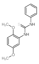 Thiourea,N-(2,5-dimethoxyphenyl)-N'-phenyl- Structure