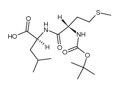 Boc-Met-Leu-OH Structure