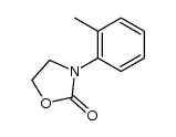 N-(2-methylphenyl)oxazolidin-2-one结构式