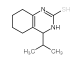 4-propan-2-yl-3,4,5,6,7,8-hexahydro-1H-quinazoline-2-thione结构式