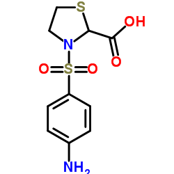 3-[(4-Aminophenyl)sulfonyl]-1,3-thiazolidine-2-carboxylic acid Structure