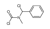 N-Methyl-N-(α-chlorobenzyl)carbamoylchlorid结构式