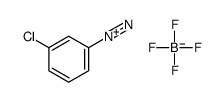 3-chlorobenzenediazonium tetrafluoroborate Structure