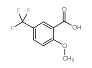 2-甲氧基-5-三氟甲基苯甲酸结构式
