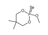 2-methoxy-5,5-dimethyl-1,3,2-dioxaphosphorinane 2-selenide Structure