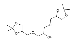 1,3-bis[(2,2-dimethyl-1,3-dioxolan-4-yl)methoxy]propan-2-ol Structure