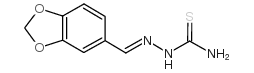 Hydrazinecarbothioamide,2-(1,3-benzodioxol-5-ylmethylene)-结构式