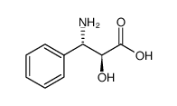 (2R,3r)-3-氨基-2-羟基-3-苯丙酸结构式