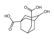 4-Hydroxytricyclo[3.3.1.13,7]decane-1,3-dicarboxylic acid structure