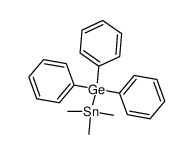 (C6H5)3Ge*Sn(CH3)3 Structure