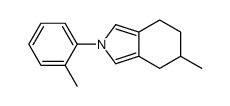 5-methyl-2-(2-methylphenyl)-4,5,6,7-tetrahydroisoindole结构式