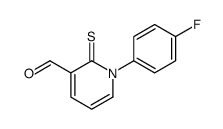 1-(4-fluorophenyl)-2-sulfanylidenepyridine-3-carbaldehyde结构式