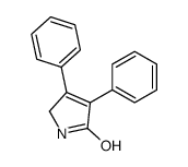 3,4-diphenyl-1,2-dihydropyrrol-5-one结构式