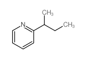 Pyridine,2-(1-methylpropyl)- Structure