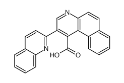 2-quinolin-2-ylbenzo[f]quinoline-1-carboxylic acid Structure