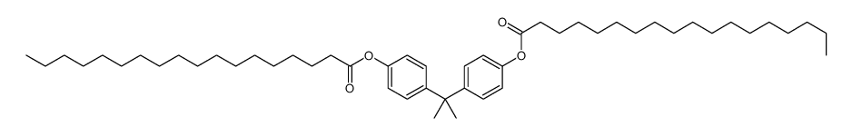 isopropylidenedi-1,4-phenylene distearate structure